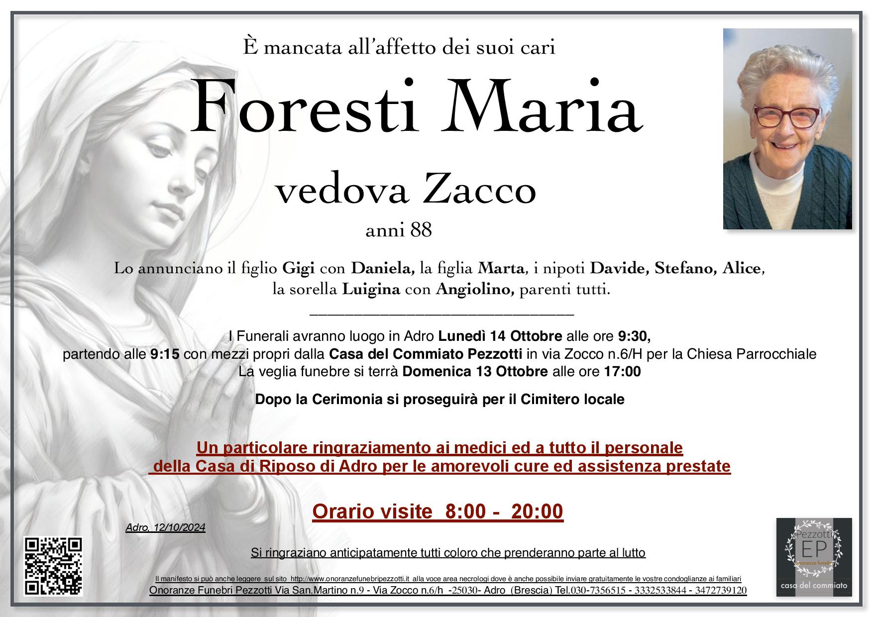 MARIA FORESTI