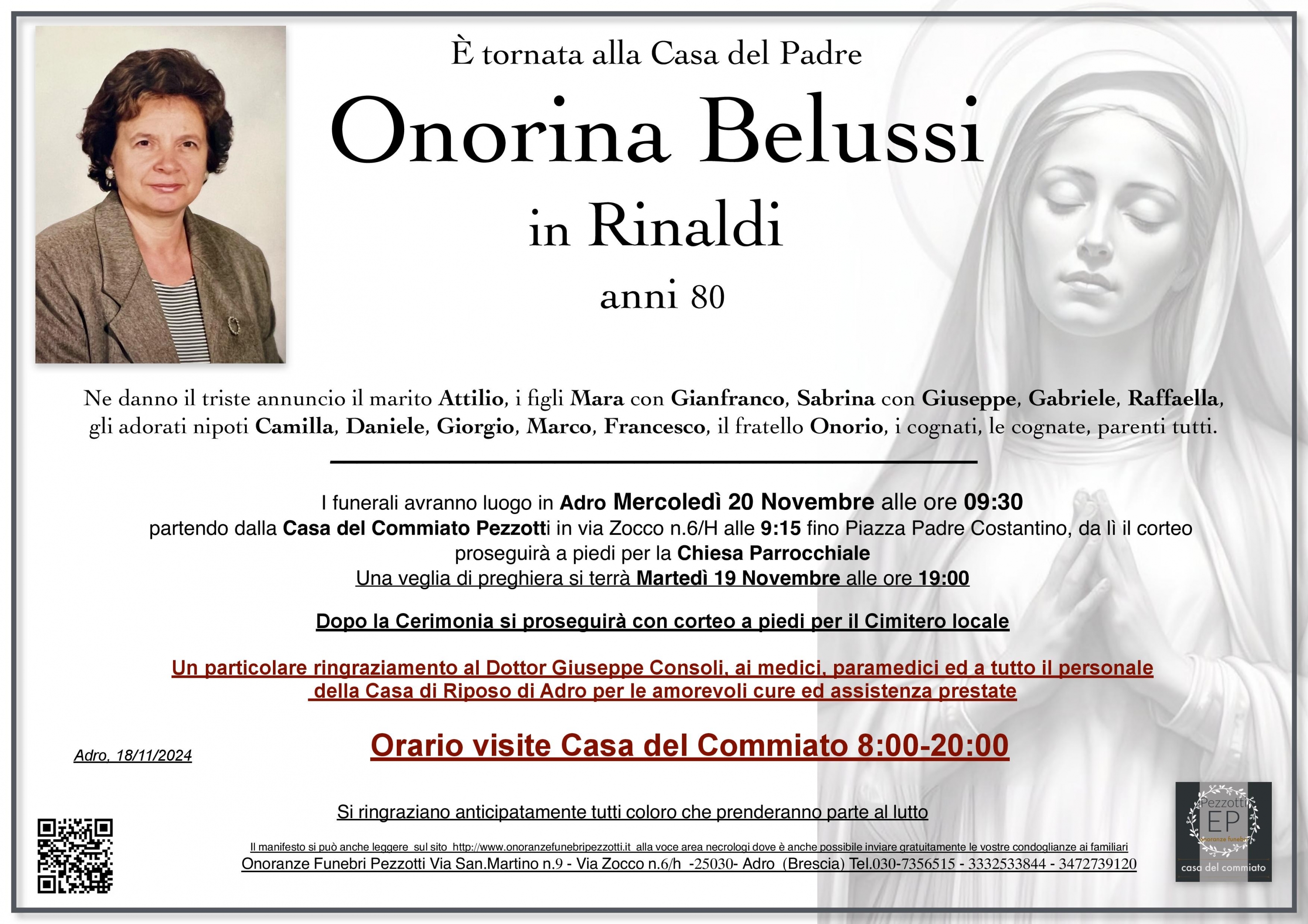 Onorina Belussi in Rinaldi